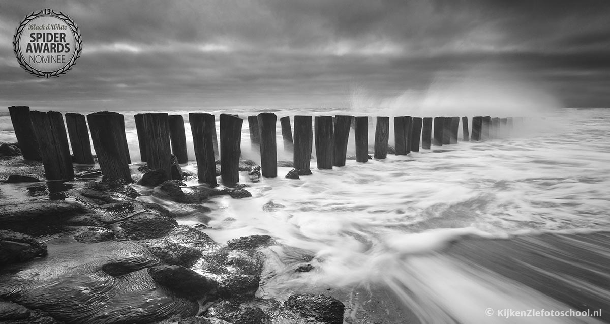 Westkapelle kustfotografie zee lange sluitertijd filter