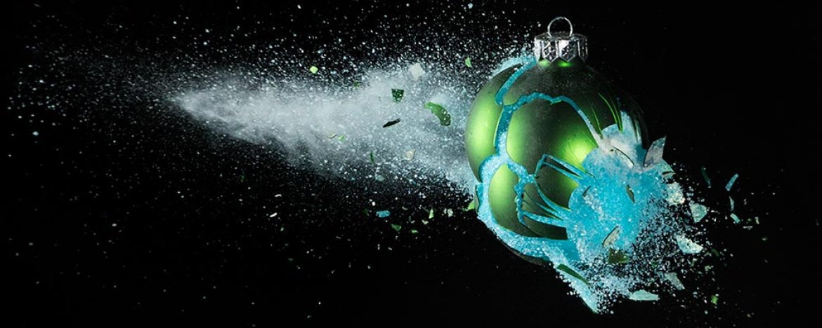 High Speed Photography: 10 Inspirerende foto's van kerstballen & stoepkrijt...