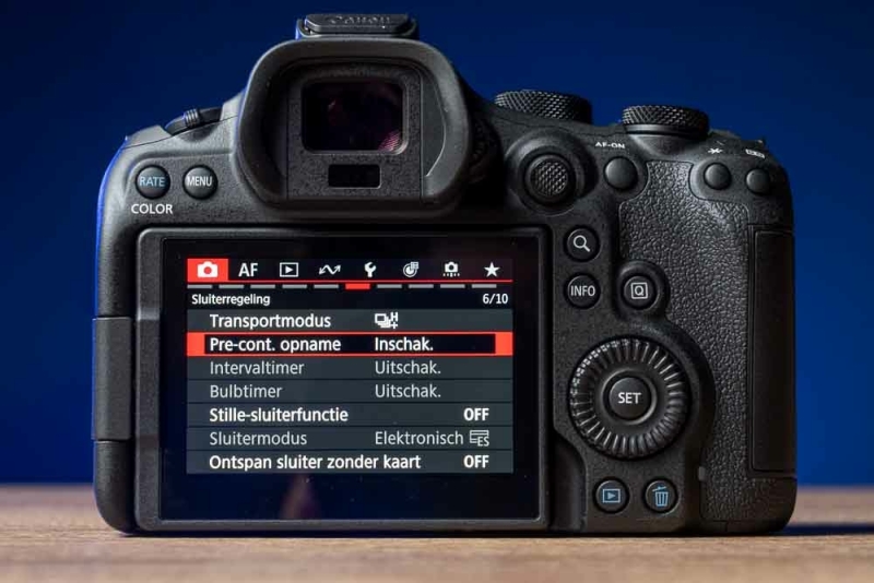 Canon R6 III pre continu opnamen pre capture