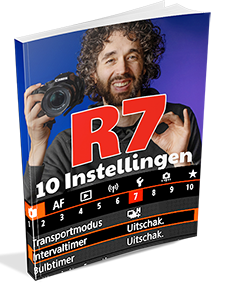 Canon R7 Ebook instellingen