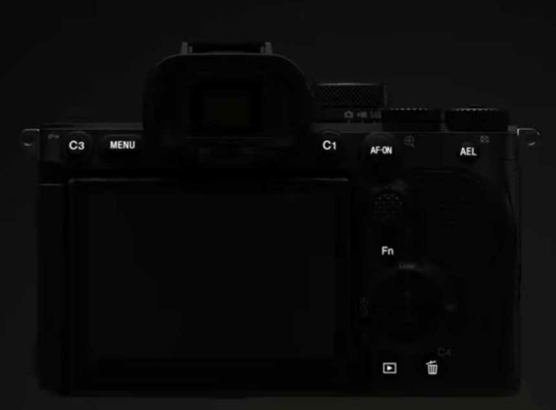 sony a7rvi verlichte knoppen body