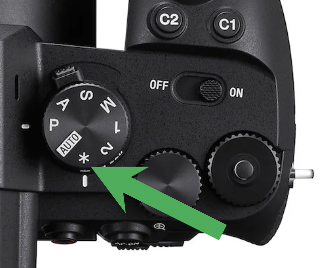 Sony RX10 V ster programmawiel geheugenstanden Sony RX10 V ster programmawiel geheugenstanden