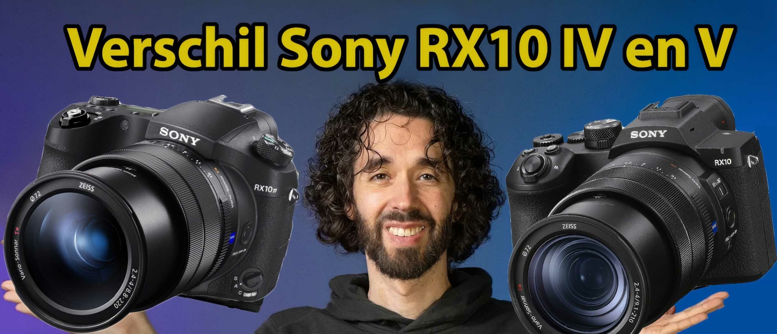 Wat is het verschil tussen de Sony RX10 Mark IV en V camera?
