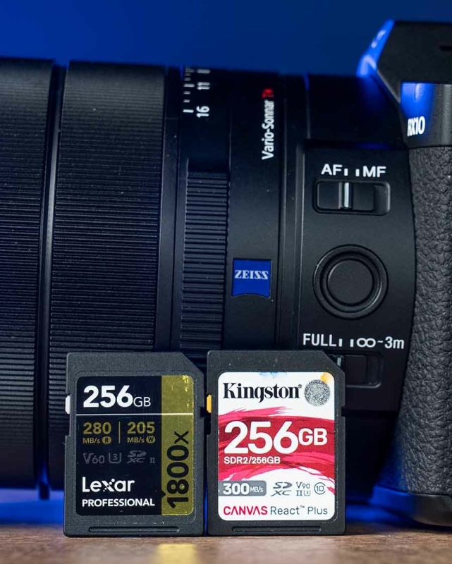 Beste geheugenkaart Sony RX10 V