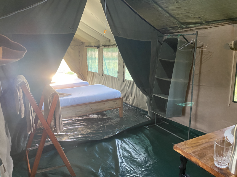 Kimbilio Serengeti Camp Bathroom Tent
