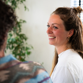 Over mij pagina van Kirsten van Rumpt, coach en haptonomisch counselor in Groesbeek