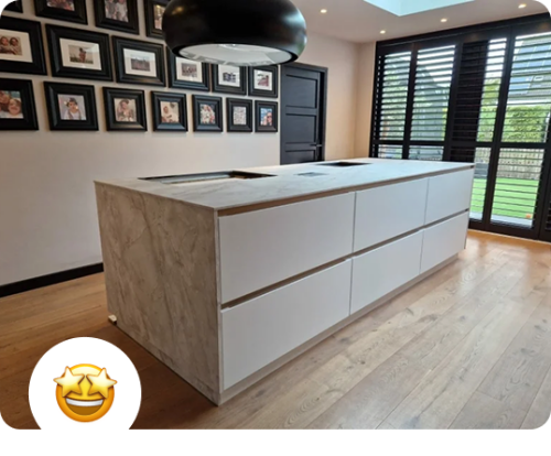 aanrechtblad wrappen