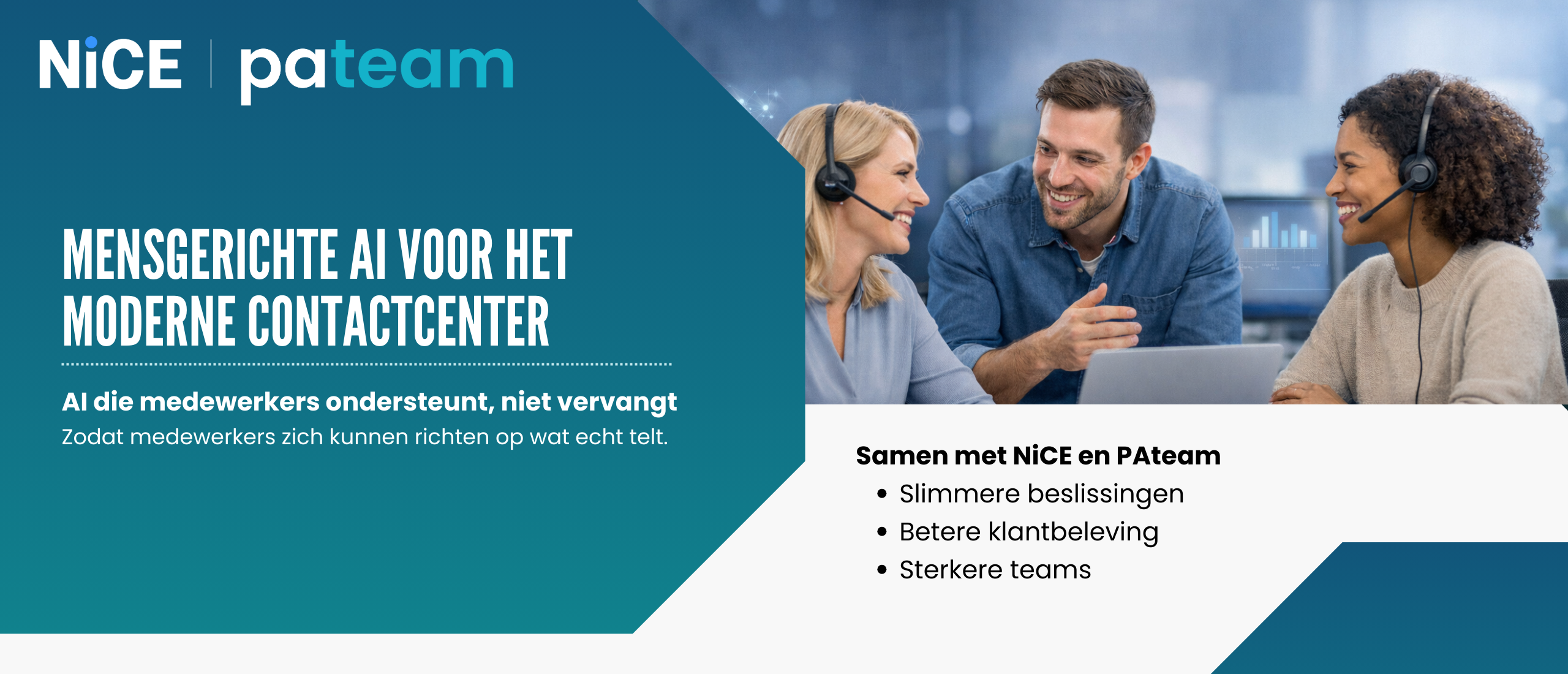 Header - Mensgerichte AI voor het contactcenter van vandaag