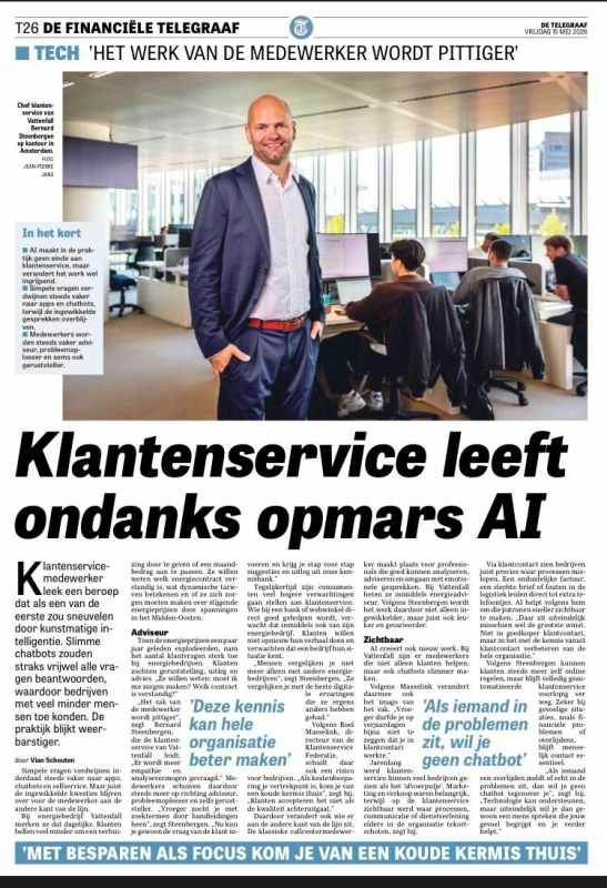KSF Telegraaf AI Klantcontact KSF Telegraaf AI Klantcontact