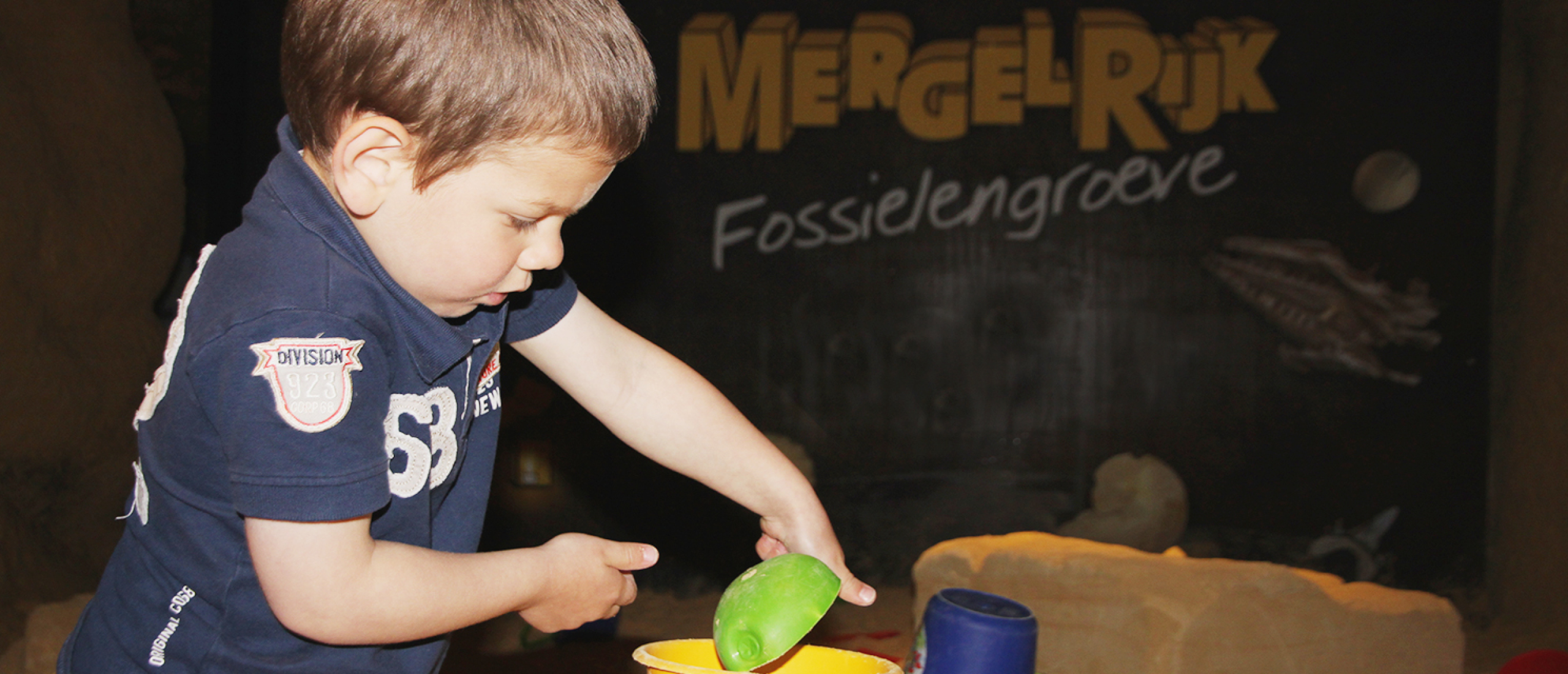 Mergelrijk met kinderen in Valkenburg