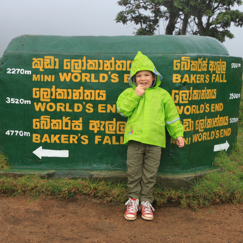 World´s End lopen met een kind