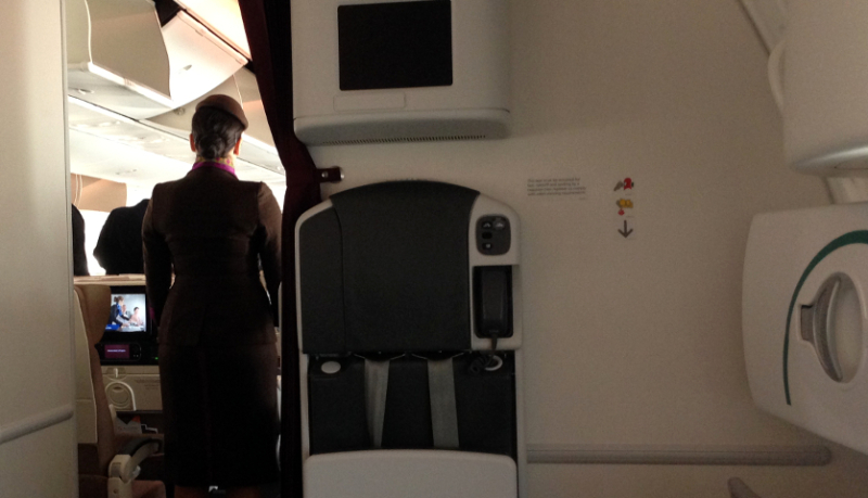 Etihad Airways met kinderen