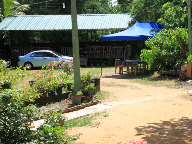 Eenvoudige accommodatie Polonnaruwa