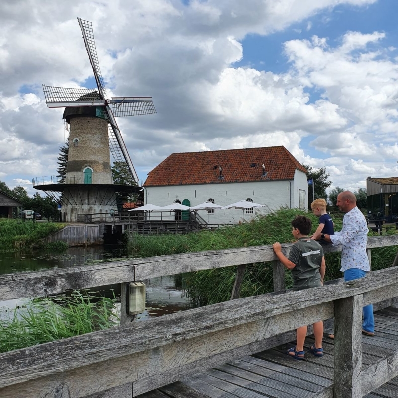 Maashorst met kinderen