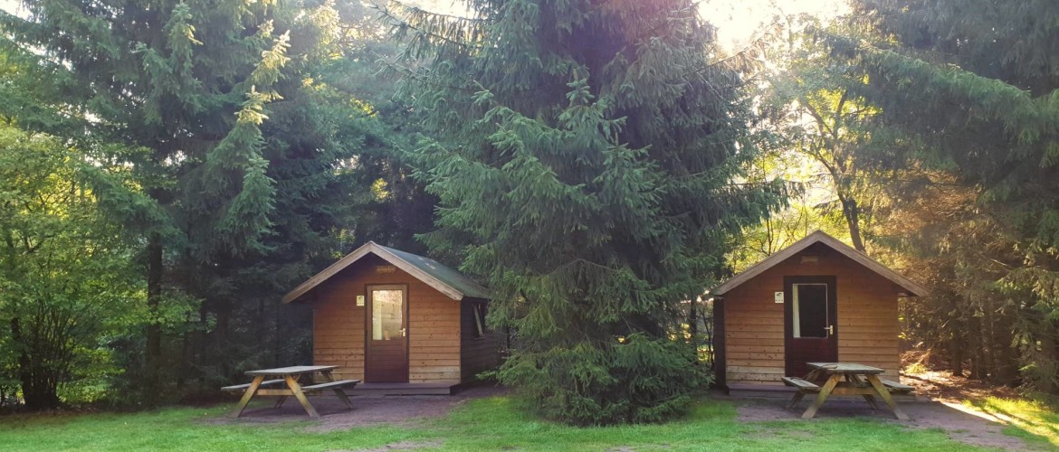 Slapen in een leuke trekkershut