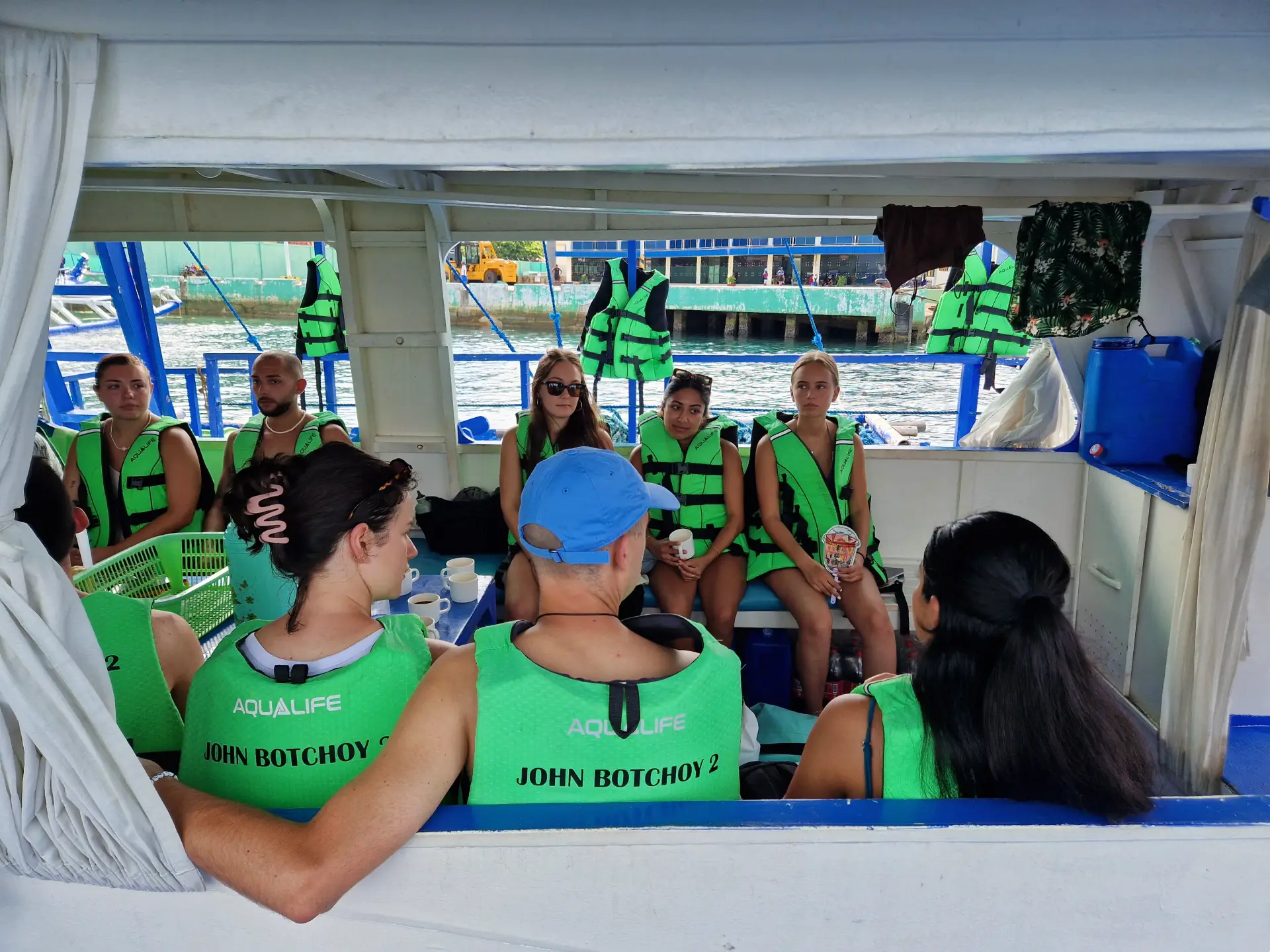Aan boord van de Keelooma boot tijdens de expeditie van Coron naar El Nido