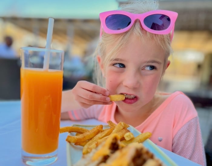 Accommodatie bij Kruger voor gezinnenk kindermenu