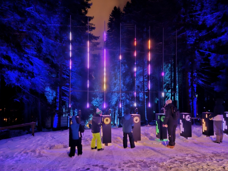 Alta Lumina met kinderen in Les Gets