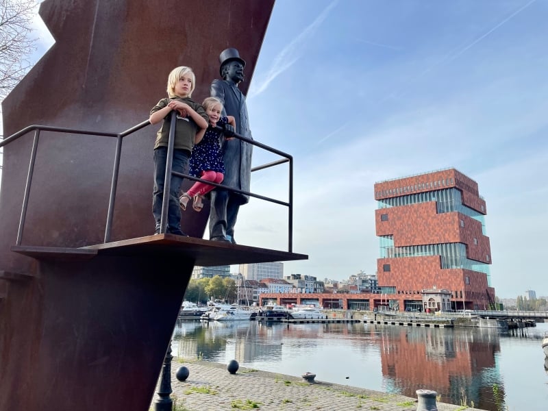 Antwerpen met kinderen