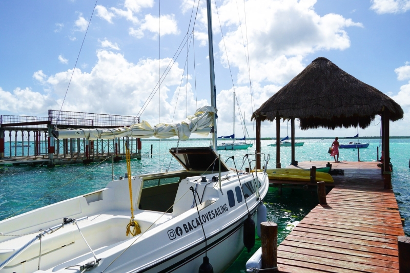 Bacalar Mexico met kinderen