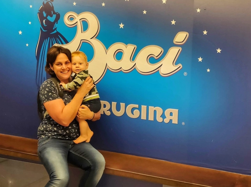 Tour door de Perugina fabriek met kinderen tijdens een vakantie in Umbrië