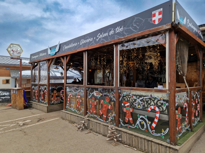 Bakkerij in Flumet vlak bij Le Toî du Monde in Savoie