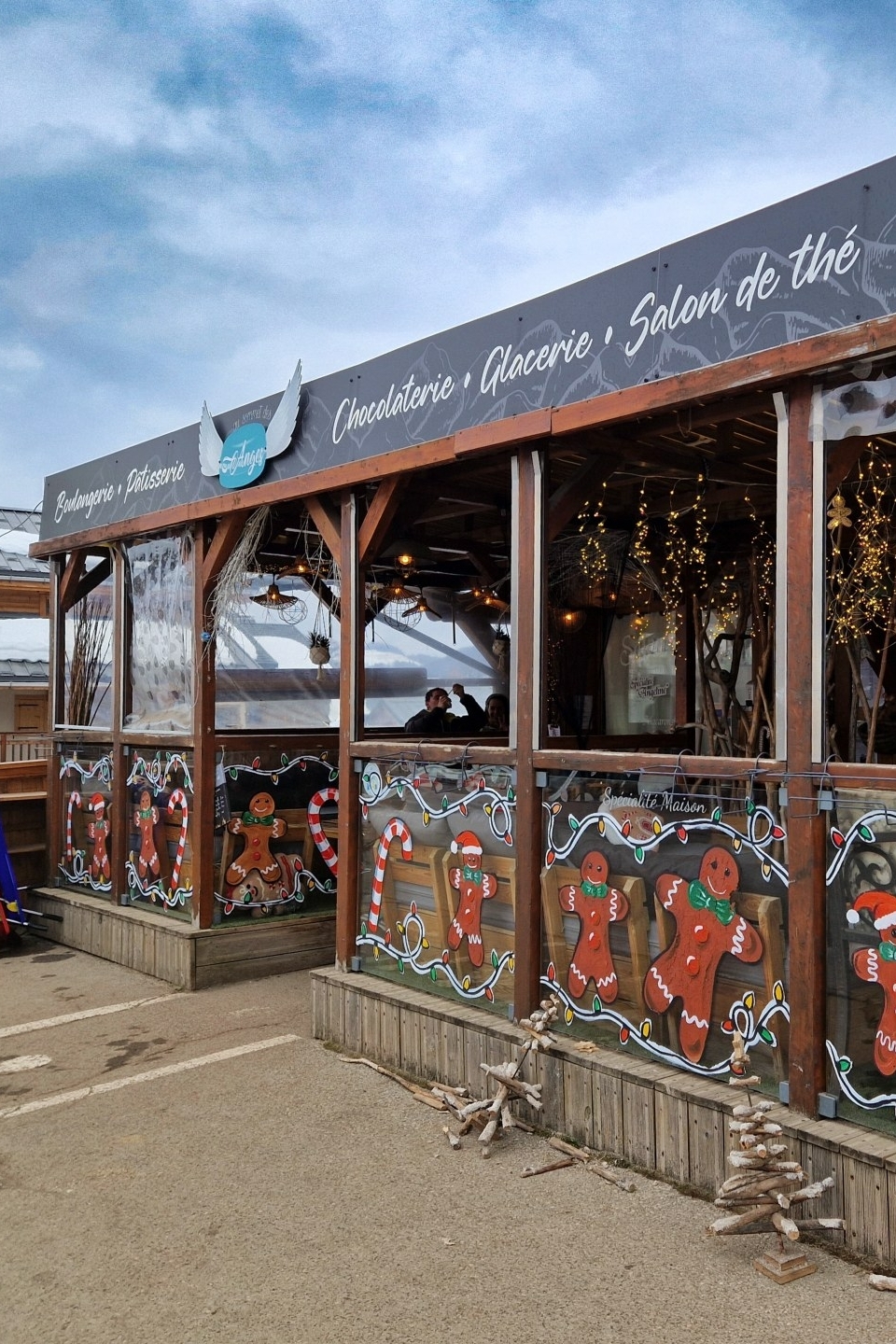 Bakkerij in Flumet vlak bij Le Toî du Monde in Savoie