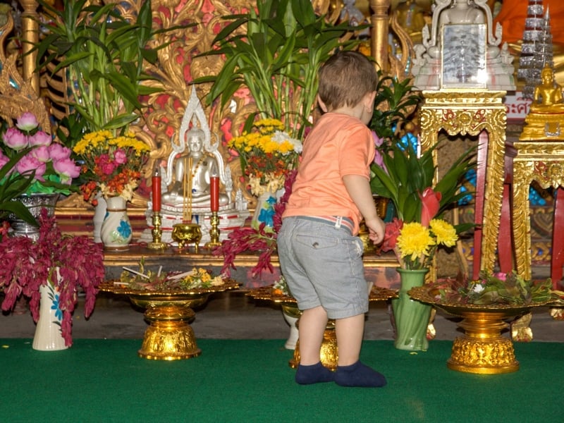 Bangkok met kleine kinderen