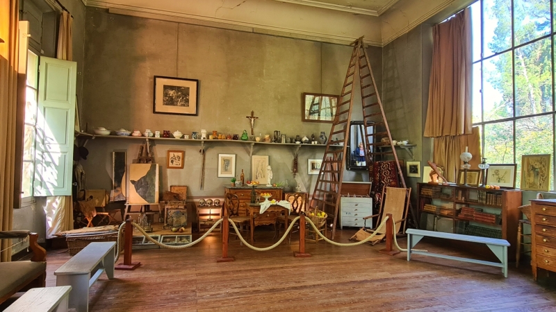 Bezoek Cezanne's studio