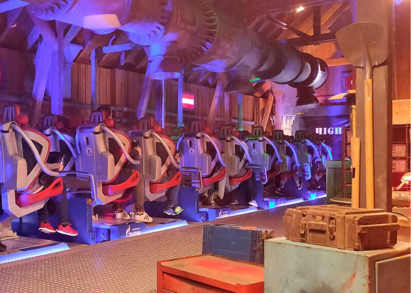 Blue Fire achtbaan Europa-Park Blue Fire achtbaan Europa-Park