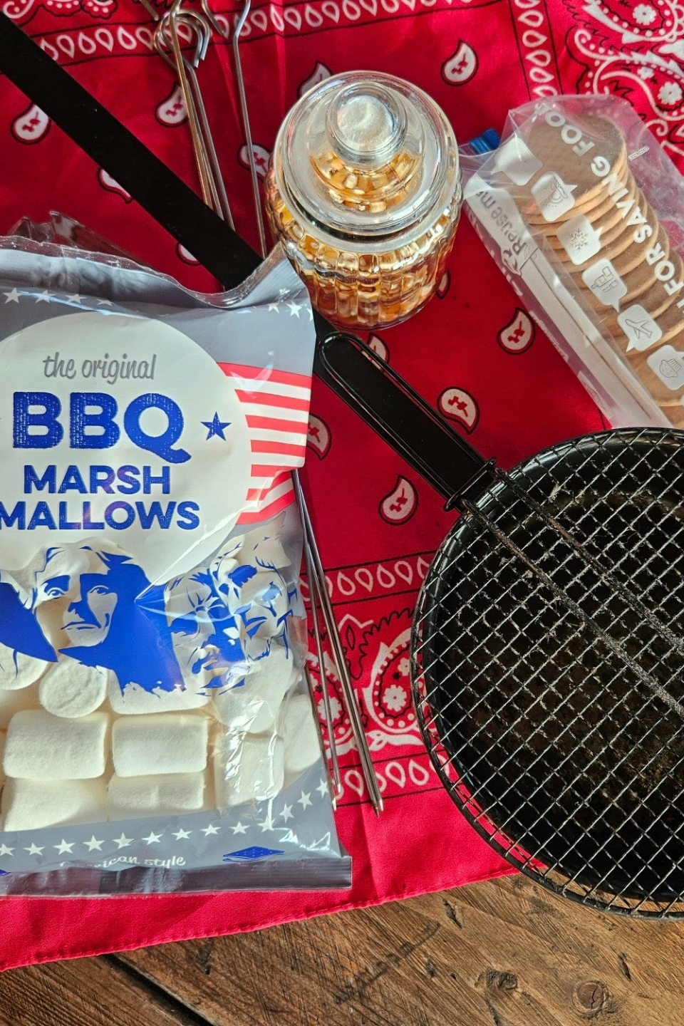 Boerenbed Marshmallow en popcorn pakket