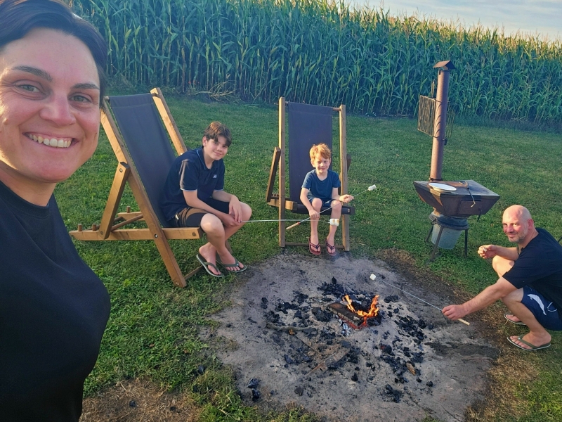 Boerenbed met vuurplaats