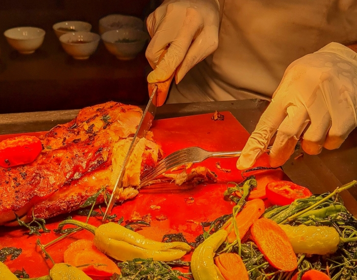 Buffet Jetwing Lake Dambulla met gezin