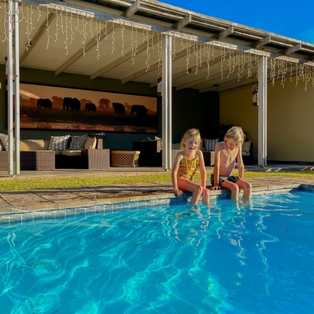 Bushveld Terrace on Kruger Zuid-Afrika met kinderen zwembad