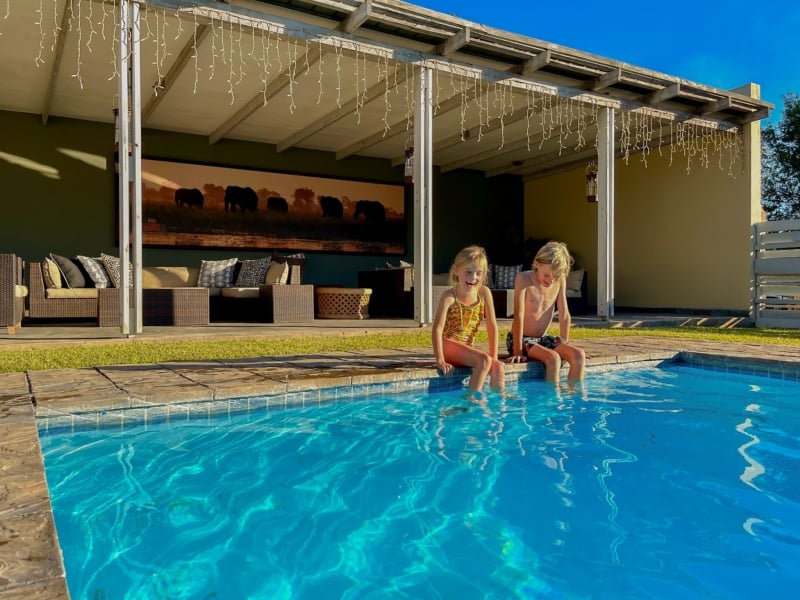 Bushveld Terrace on Kruger Zuid-Afrika met kinderen zwembad