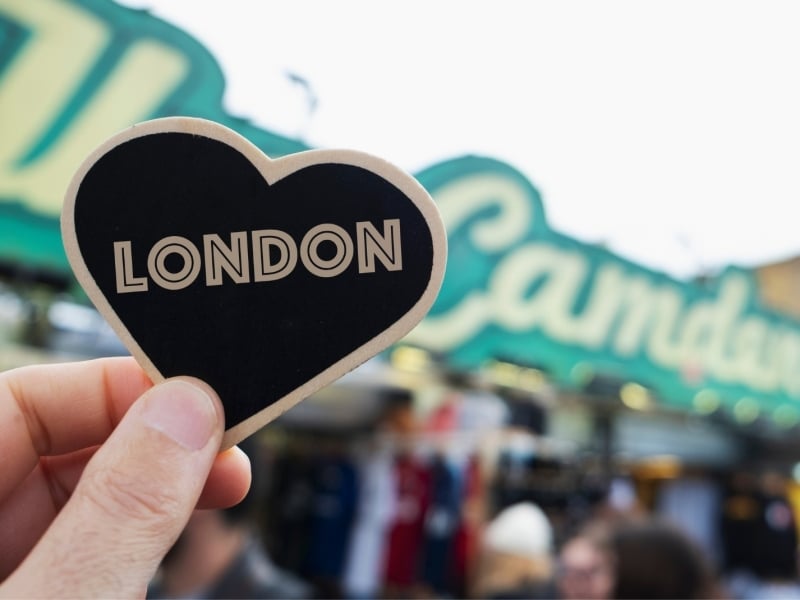 Camden Lock Market in Londen