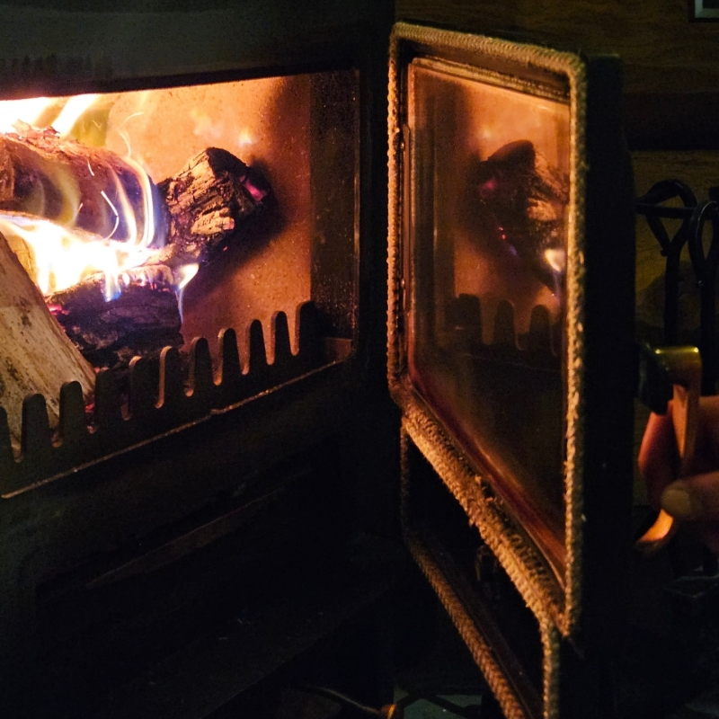 Cottage met open haard in Schotland