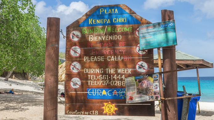 Curaçao met kinderen