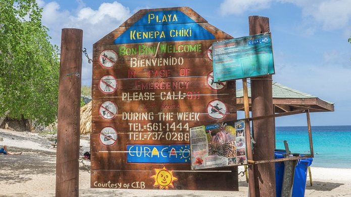 Curaçao met kinderen