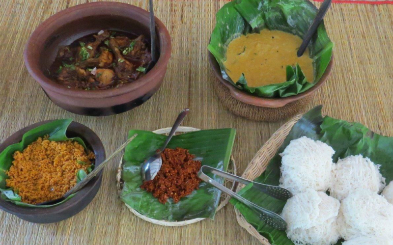 Cutty eten in Sri Lanka