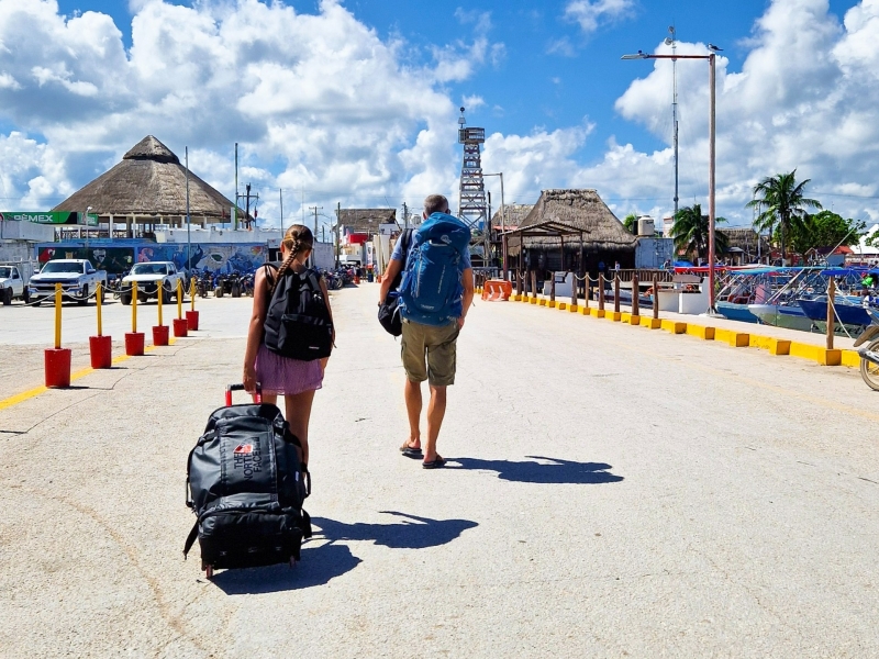 Dagtrip Isla Holbox gezin