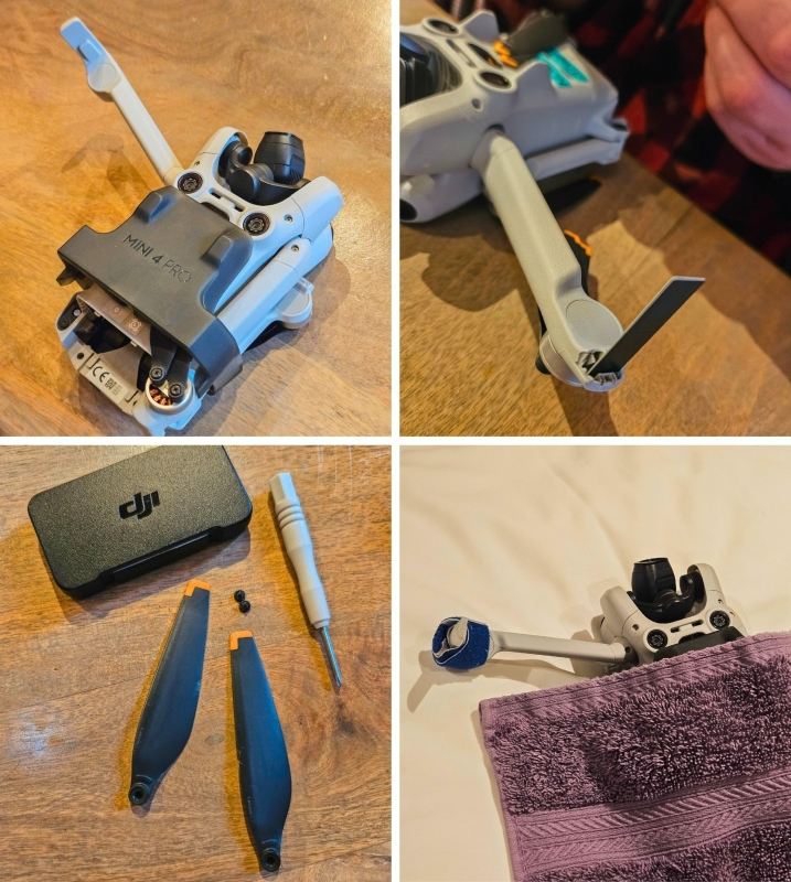 DJI Mini 4 Pro schade drone