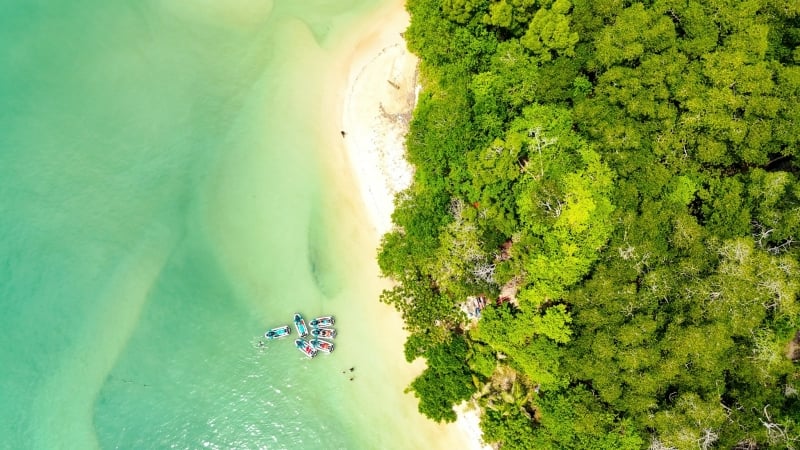 Droneshot strand Langkawi