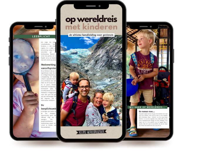 E-book op Wereldreis met kinderen - Kleine Wereldreiziger