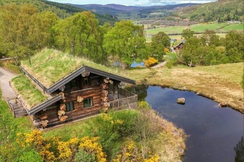 Eagle Brae Log Cabins in Schotland
