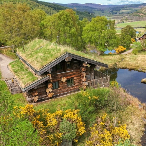 Eagle Brae Log Cabins in Schotland