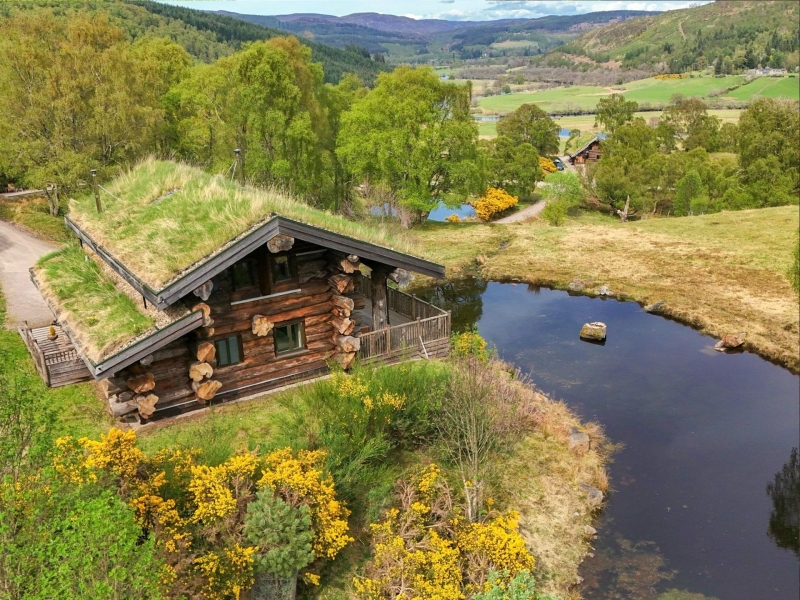Eagle Brae Log Cabins in Schotland Eagle Brae Log Cabins in Schotland