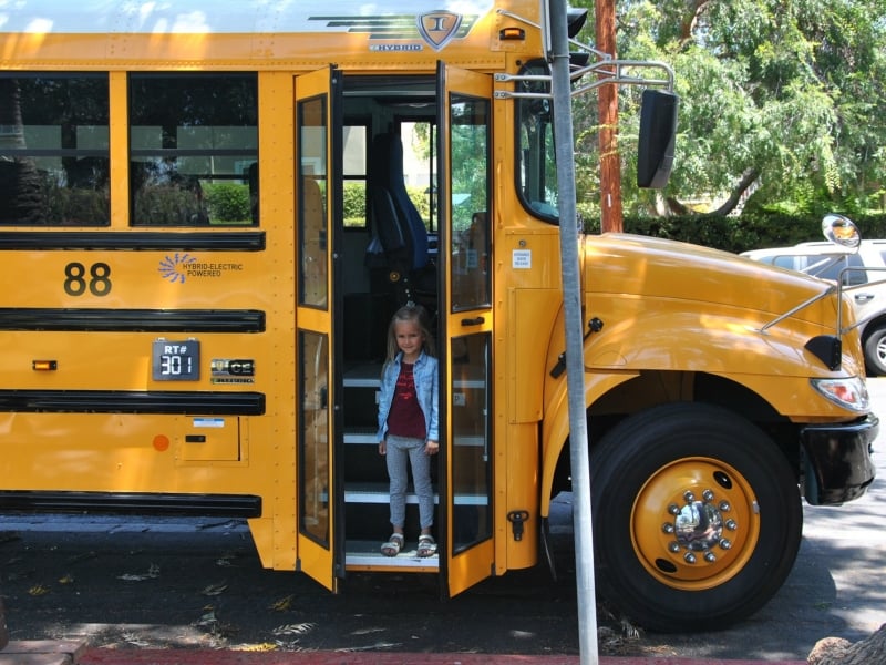 Eerste schoolbus ervaring