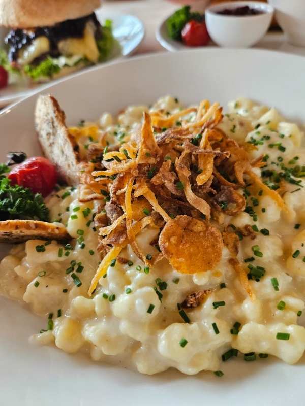 Erlebnissennerei Zillertal lunchen kasespatzle