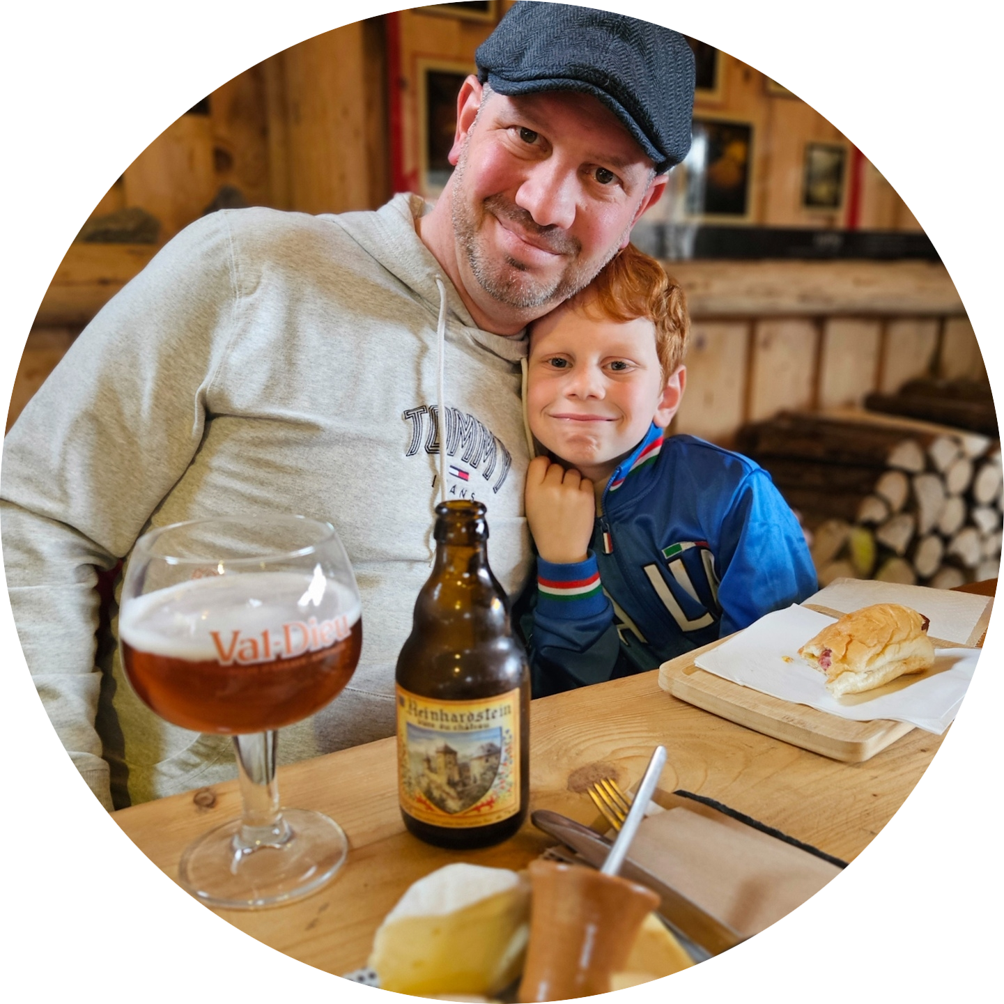 Eten bij Burcht Reinhardstein